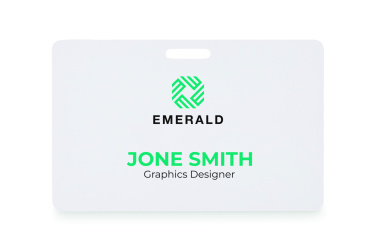 Logotrade logo dāvanas foto: Šņorziņš ar nozīmīti 54 x 86 mm