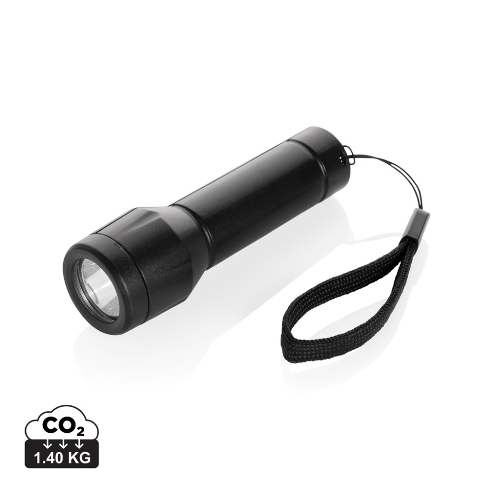 Logotrade korporatīvās dāvanas foto: Flara RSC pārstrādātas plastmasas USB uzlādējama lukturītis