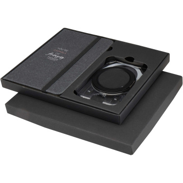 Logotrade dāvanas foto: Kern A6 cieto vāku piezīmju grāmatiņas un MagSafe maka dāvanu komplekts