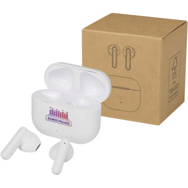 Logotrade dāvanas foto: Altais pārstrādātas plastmasas patiesi bezvadu Bluetooth® austiņas