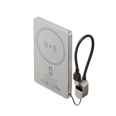 Logotrade biznesa dāvanas foto: Bezvadu Magsafe VA2616 pārnēsājamais akumulators 15W 5000 mAh RIVACASE