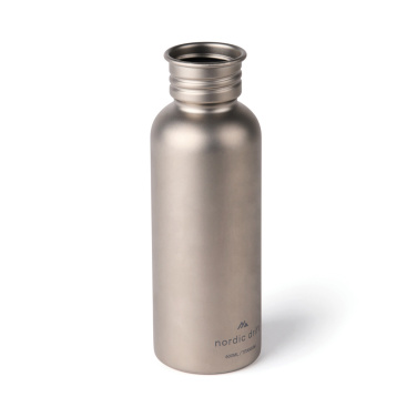 Logotrade korporatīvās dāvanas foto: Nordic Drift Trail īpaši vieglā titāna ūdens pudele 600 ml