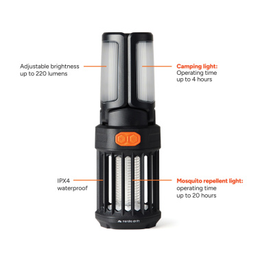 Logotrade biznesa dāvanas foto: Nordic Drift Titan pārnēsājams odu atbaidīšanas kempinga lukturis