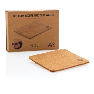 Лого трейд pекламные продукты фото: Тонкий кошелек Cork Secure RFID