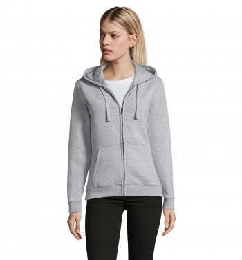 Лого трейд бизнес-подарки фото: SPIKE WOMEN ZIP HOOD SWEAT