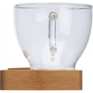 Логотрейд pекламные подарки картинка: Поднос с чашкой и ложкой ФОРМОЗА 150 мл