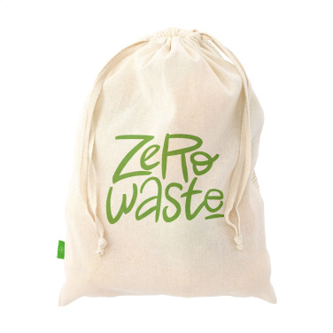 Логотрейд pекламные cувениры картинка: Фруктовый мешок Natura Organic GOTS Mesh Bag (120 г/м²)