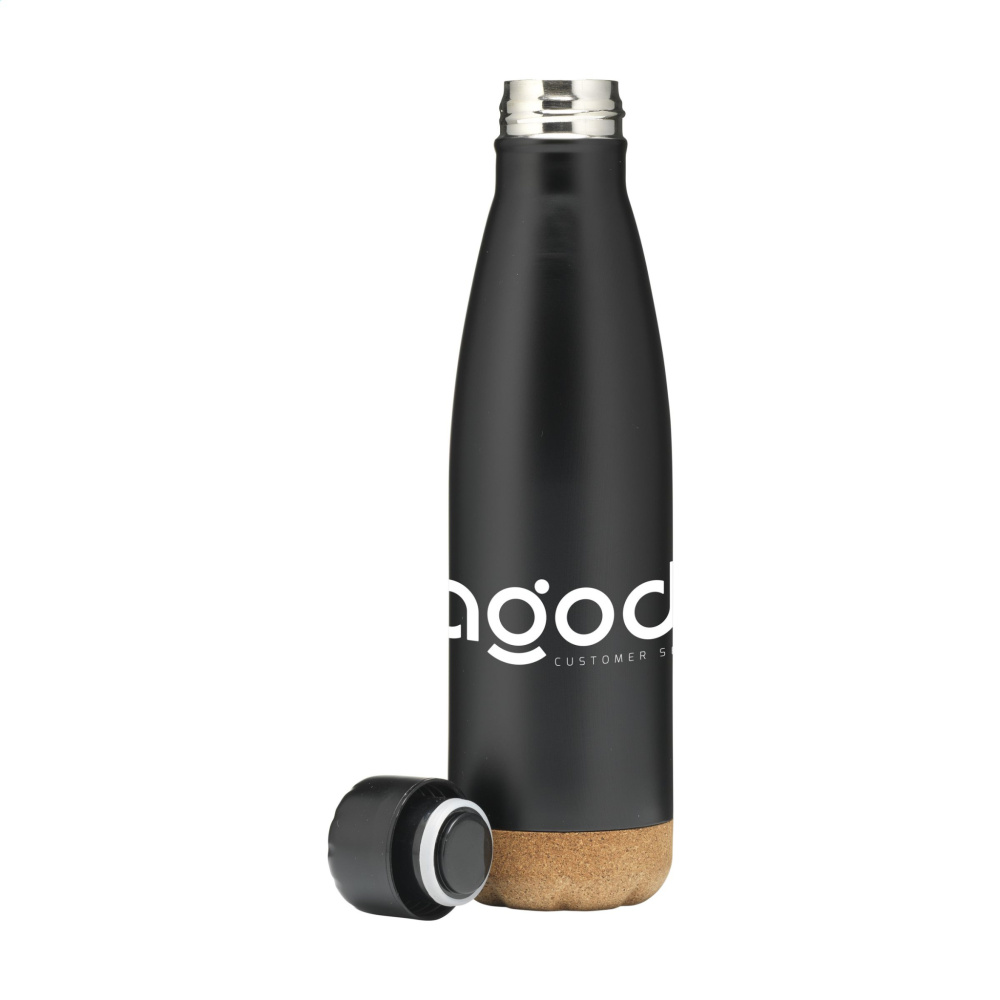 Логотрейд pекламные cувениры картинка: Бутылка для питья Topflask Cork 470 мл