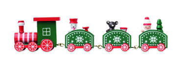 Логотрейд pекламные cувениры картинка: Wooden Christmas train