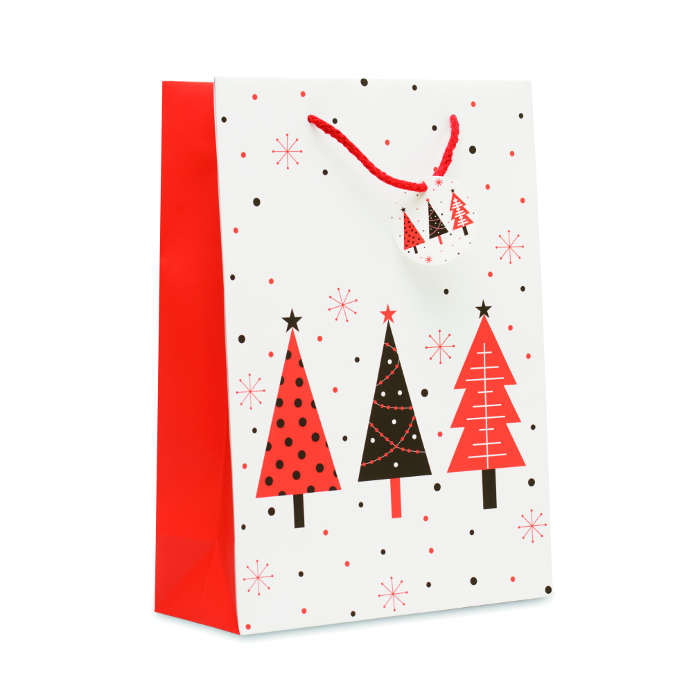 Лого трейд pекламные подарки фото: Gift paper bag large