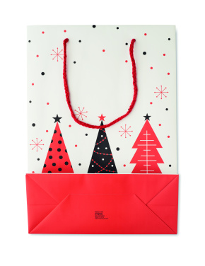 Лого трейд бизнес-подарки фото: Gift paper bag large