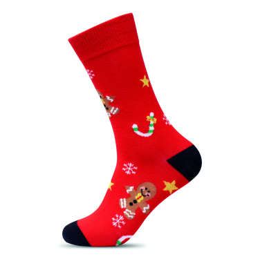 Логотрейд pекламные cувениры картинка: Pair of Christmas socks L