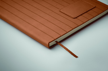 Логотрейд pекламные cувениры картинка: A5 notebook in smokey PU