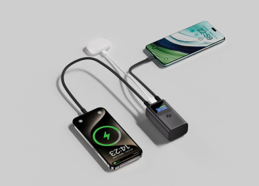 Логотрейд pекламные продукты картинка: Карманный внешний аккумулятор Urban Vitamin Campbell 55 Вт 10 000 мАч