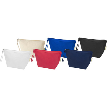 Лого трейд бизнес-подарки фото: Odisha большая сумка для аксессуаров из органического материала OCS, 180 г/м², 3 л