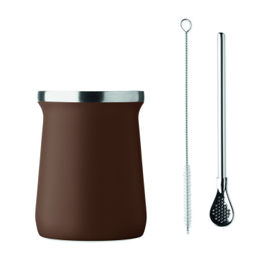 Логотрейд pекламные подарки картинка: Yerba mate tea cup