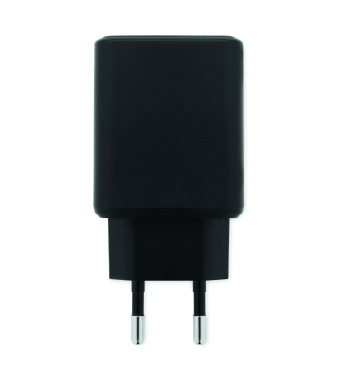 Лого трейд бизнес-подарки фото: EU 2-pole wall adapter/charger