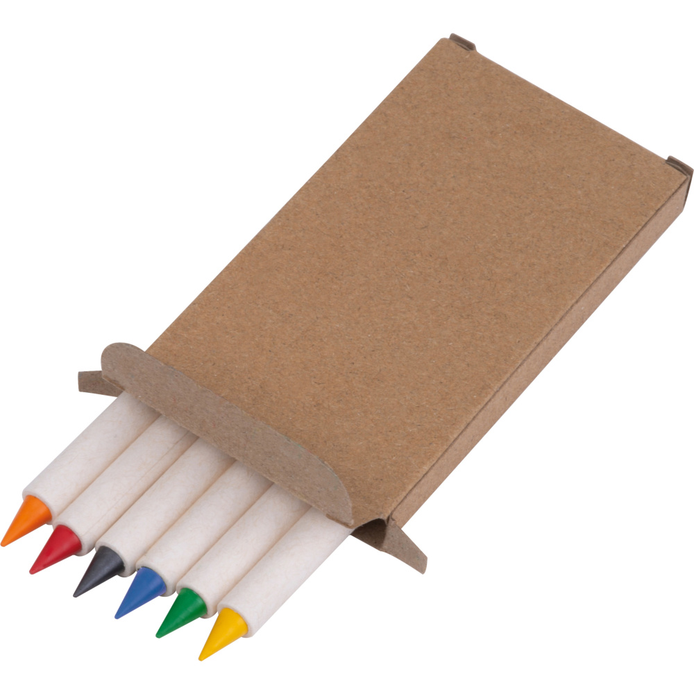 Логотрейд pекламные cувениры картинка: Набор восковых карандашей Infinity от KINGSTON