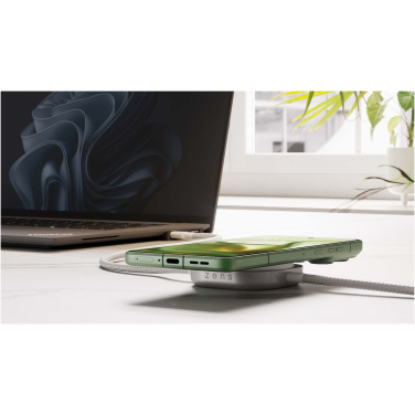 Лого трейд бизнес-подарки фото: Зарядный кабель 2-в-1 Zens Pro 2 USB-C мощностью 240 Вт