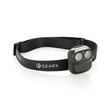 Логотрейд pекламные продукты картинка: Налобный фонарь Gear X RCS rPlastic с датчиком движения