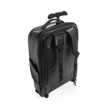 Лого трейд бизнес-подарки фото: Рюкзак-сумка на колесах Swiss Peak OSLO RCS, защищающая от повреждений при ручной клади.