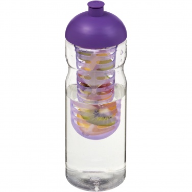 Logotrade reklamprodukter bild: H2O Active® Base 650 ml sportflaska med kupollock och fruktbehållare