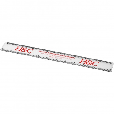 Logotrade reklamprodukter bild: Renzo 30 cm plastlinjal