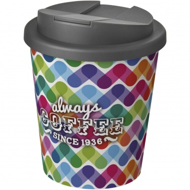 Logotrade profilreklam bild: Brite-Americano® Espresso 250 ml mugg med spillsäkert lock
