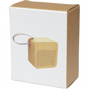 Logotrade profilprodukter bild: Arcana Bluetooth®-högtalare i bambu