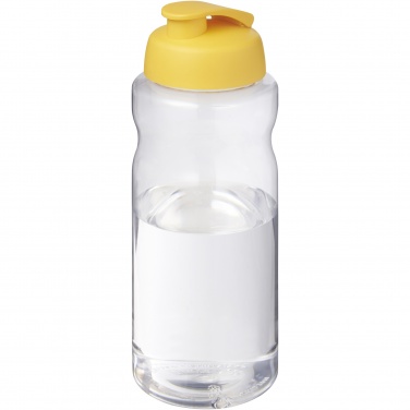 Logotrade profilreklam bild: H2O Active® Big Base 1-liters sportflaska med uppfällbart lock