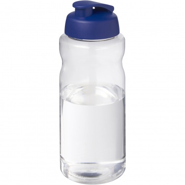 Logotrade reklamprodukter bild: H2O Active® Big Base 1-liters sportflaska med uppfällbart lock