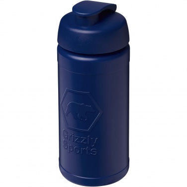 Logotrade profilreklam bild: Baseline Rise sportflaska på 500 ml med uppfällbart lock