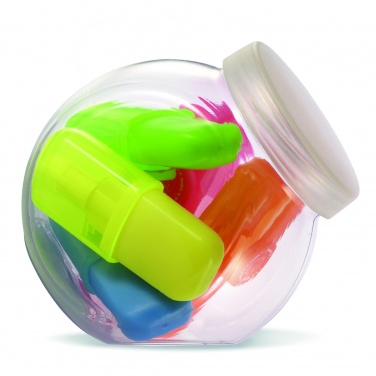 Logotrade profilreklam bild: 5 highlighters med klämma
