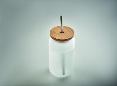 Logotrade presentreklam bild: Glas med lock 400ml