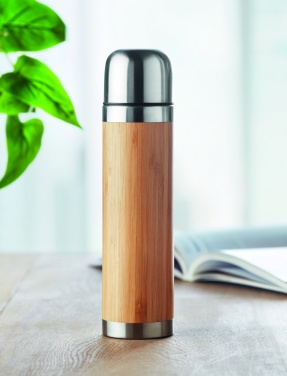 Logotrade reklamprodukter bild: Thermos med bambu 400ml CHAN BAMBOO