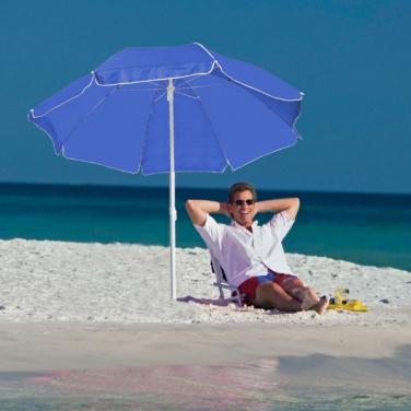 Logotrade reklamprodukter bild: Strandparasoll FORT LAUDERDALE