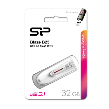 Logotrade presentreklam bild: Pendrive Silicon Power Blaze B25 3.1