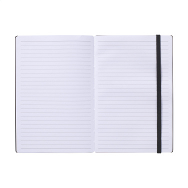 Logotrade profilreklam bild: Bambu Journal Naken Spine Paper Notebook Svart A5