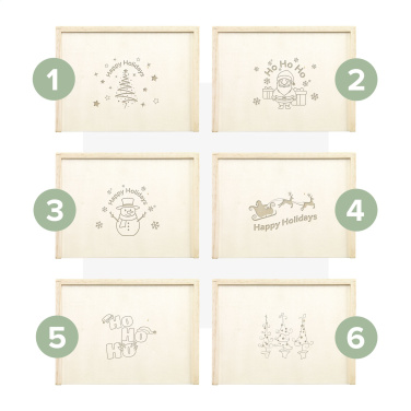 Logotrade profilreklam bild: Återvunna spelkort Double X-Mas