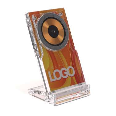Logotrade profilprodukter bild: Magcharge 15W magnetiskt trådlöst laddningsstativ