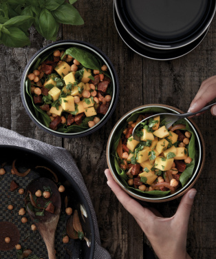 Logotrade profilreklam bild: Black+Blum Lunchskål i glas 750 ml