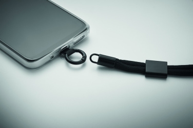 Logotrade presentreklam bild: Handledsband telefon i RPET
