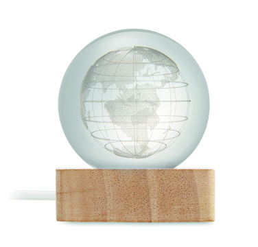 Logotrade profilprodukter bild: LED-glob glasboll