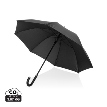 Logotrade kampanjprodukter bild: Swiss Peak Vero Aware™ RPET 25” paraply med lyxigt handtag