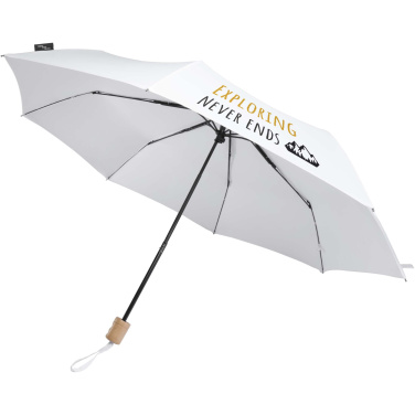 Logotrade reklamprodukter bild: Dane 21 tum paraply av RPET-material