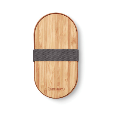 Logotrade profilprodukter bild: Black+Blum Dubbel Rostfri Bento-låda