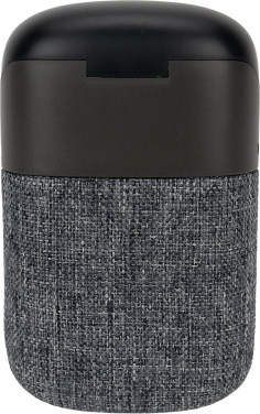 Logotrade reklamprodukter bild: Bluetooth-högtalare HF01 med inbyggda hörlurar 2 i 1