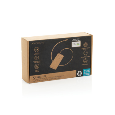 Logotrade presentreklam bild: Quantom RCS ultrasnabb PD45W 10.000mAh powerbank med display