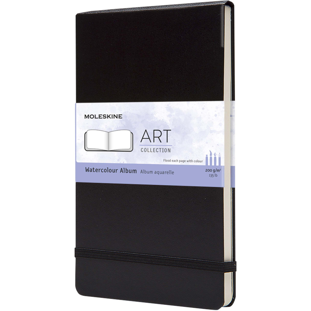 Logotrade profilreklam bild: Moleskine stort akvarellalbum för konst