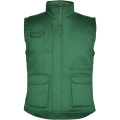 Amanzor mångsidig väst för arbetet med hög hals, Flaskgrön